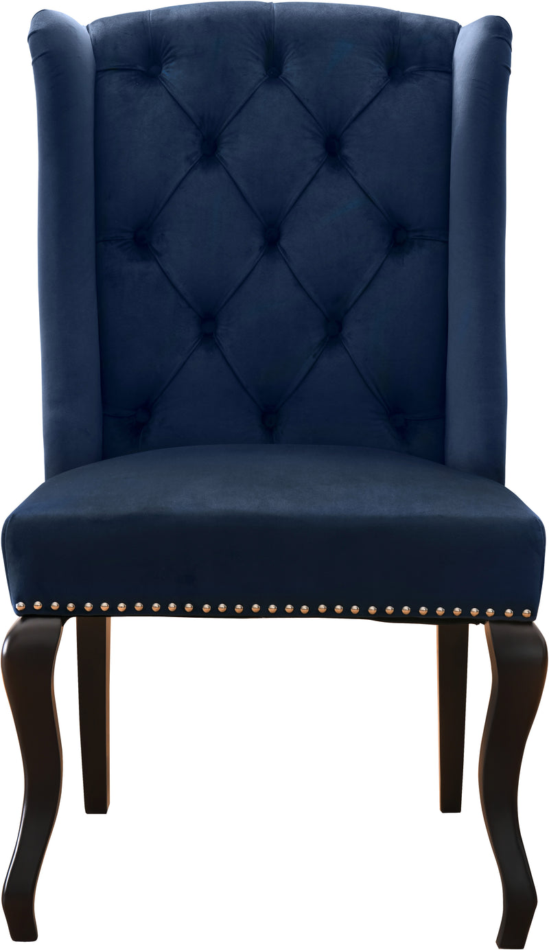 Suri Blue Velvet Dining Chair