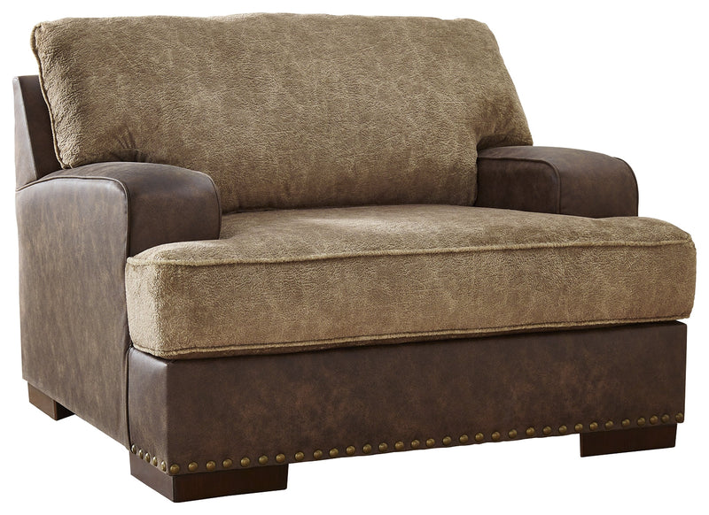 Alesbury Chocolate Velvet Oversized Chair