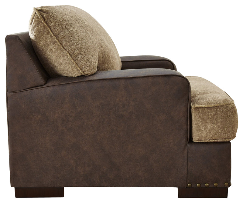 Alesbury Chocolate Velvet Oversized Chair