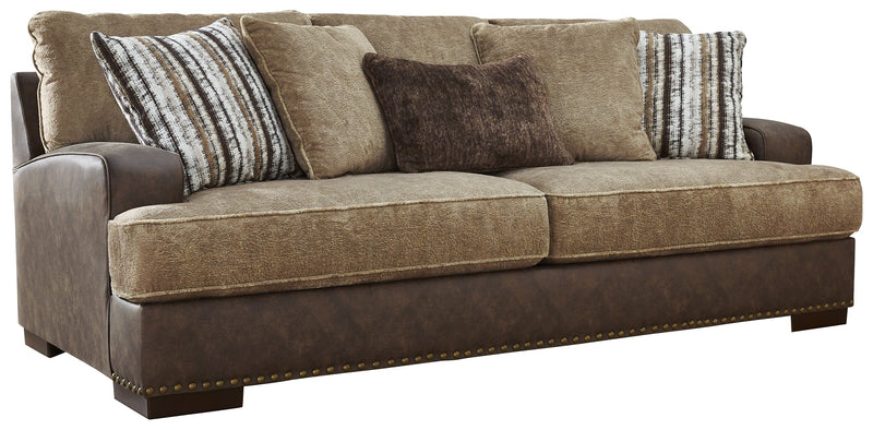 Alesbury Chocolate Velvet Sofa