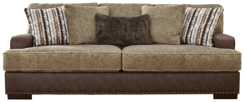 Alesbury Chocolate Velvet Sofa