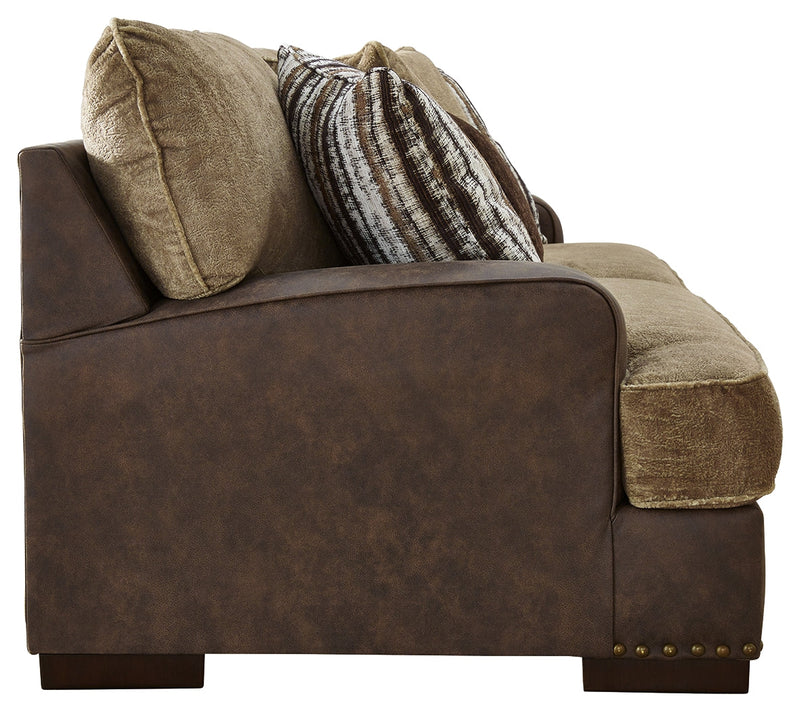 Alesbury Chocolate Velvet Sofa