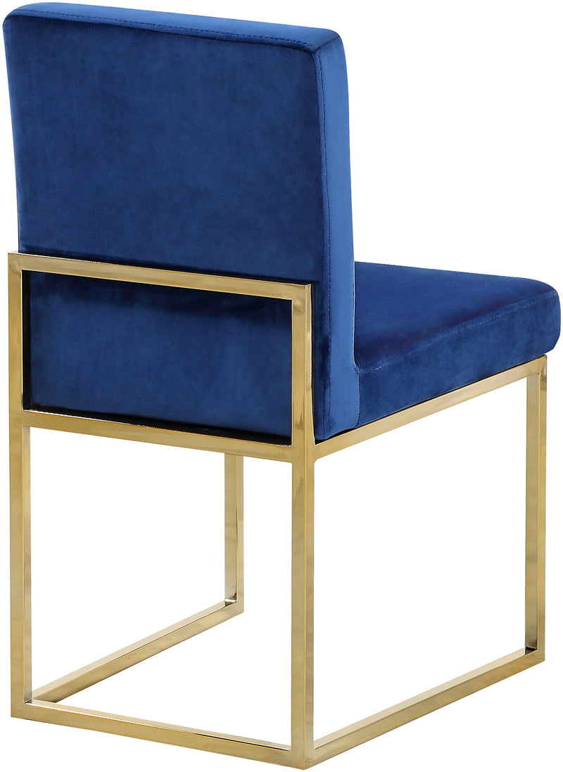 Giselle Blue Velvet Dining Chair