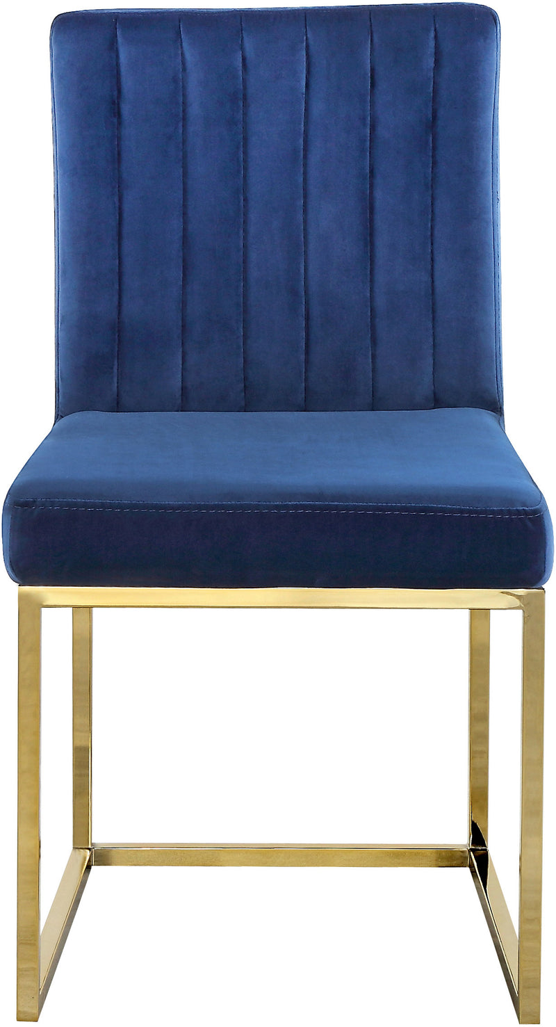 Giselle Blue Velvet Dining Chair