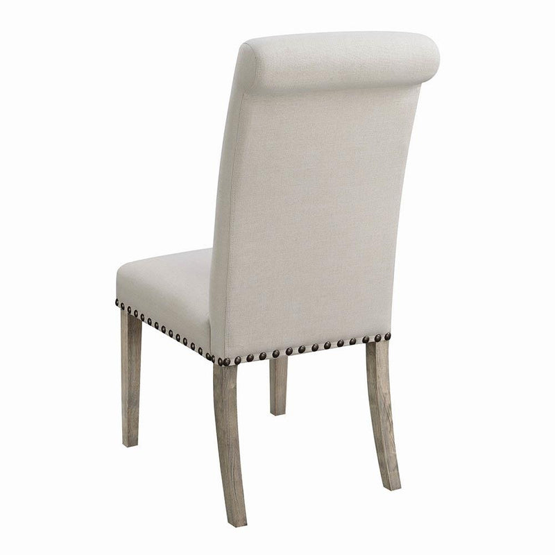 Salem Upholstered Side Chairs Rustic Smoke And Grey (Set of 2)