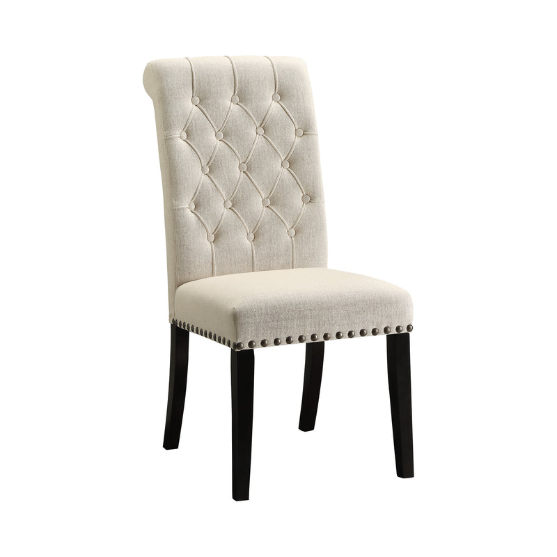 Mapleton Tufted Back Upholstered Arm Chair Beige