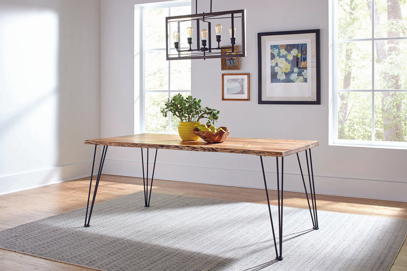 Abbott Upholstered Dining Bench Antique Brown And Matte Black