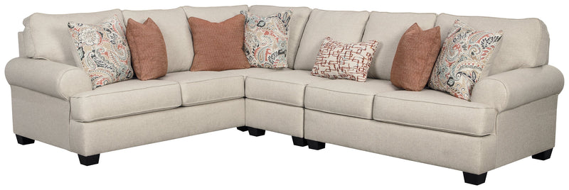 Amici Linen Chenille 3-Piece Sectional