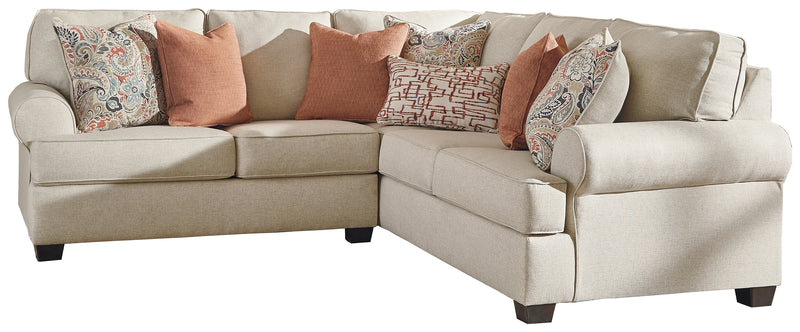 Amici Linen Chenille 2-Piece Sectional