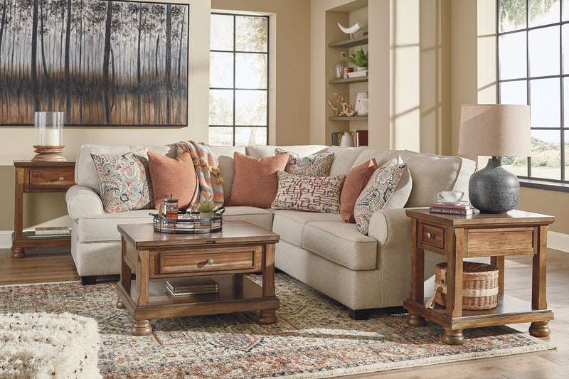 Amici Linen Chenille 2-Piece Sectional