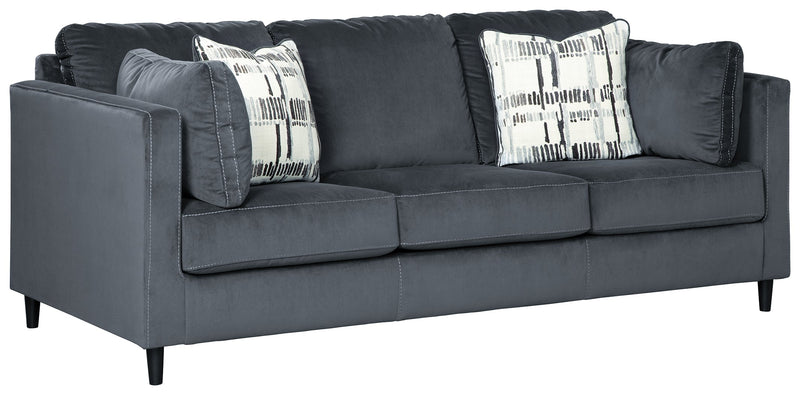 Kennewick Shadow Velvet Sofa