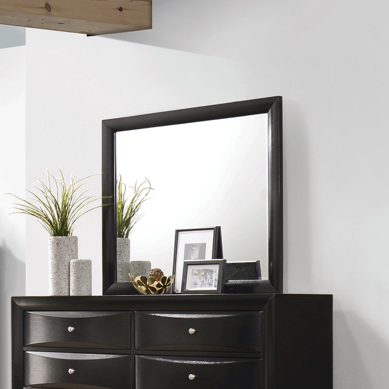 Briana Rectangular 5 Drawer Chest Black