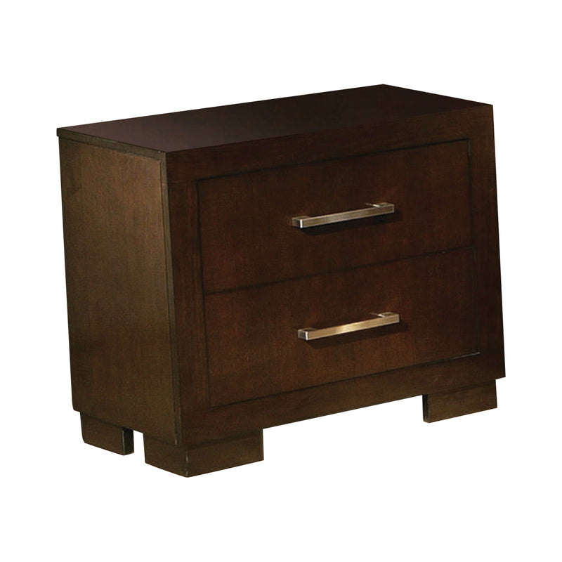 Jessica 2 Drawer Nightstand Cappuccino