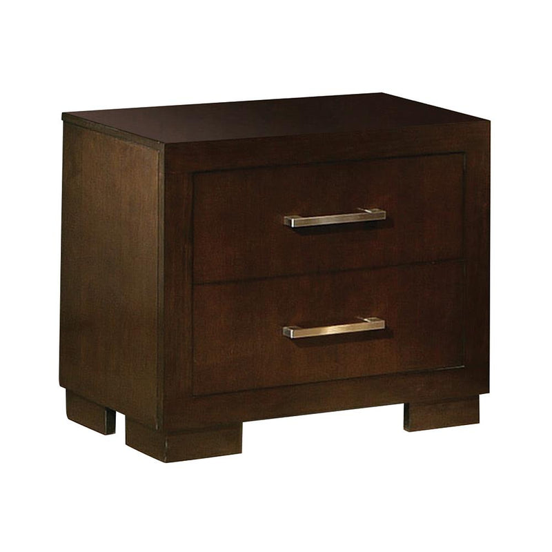 Jessica 2 Drawer Nightstand Cappuccino