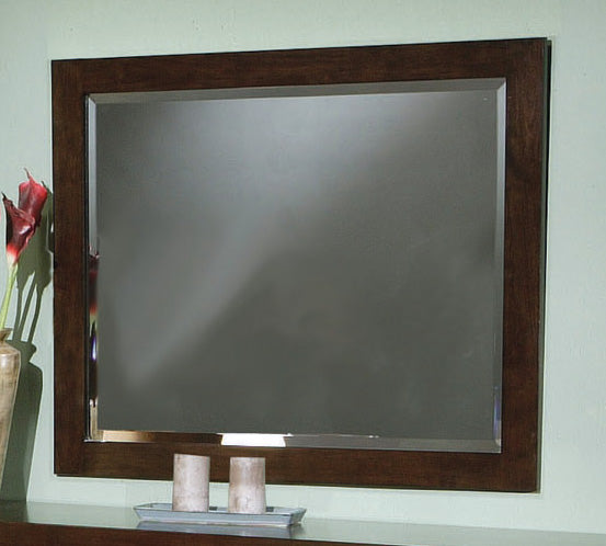 Jessica Rectangular Wall Mirror Cappuccino