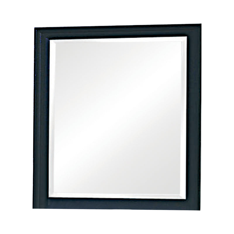 Sandy Beach Rectangular Mirror White