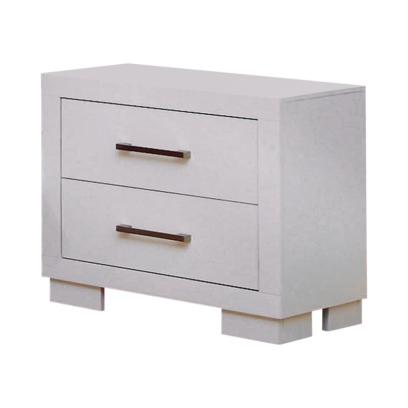 Jessica 2 Drawer Nightstand Cappuccino