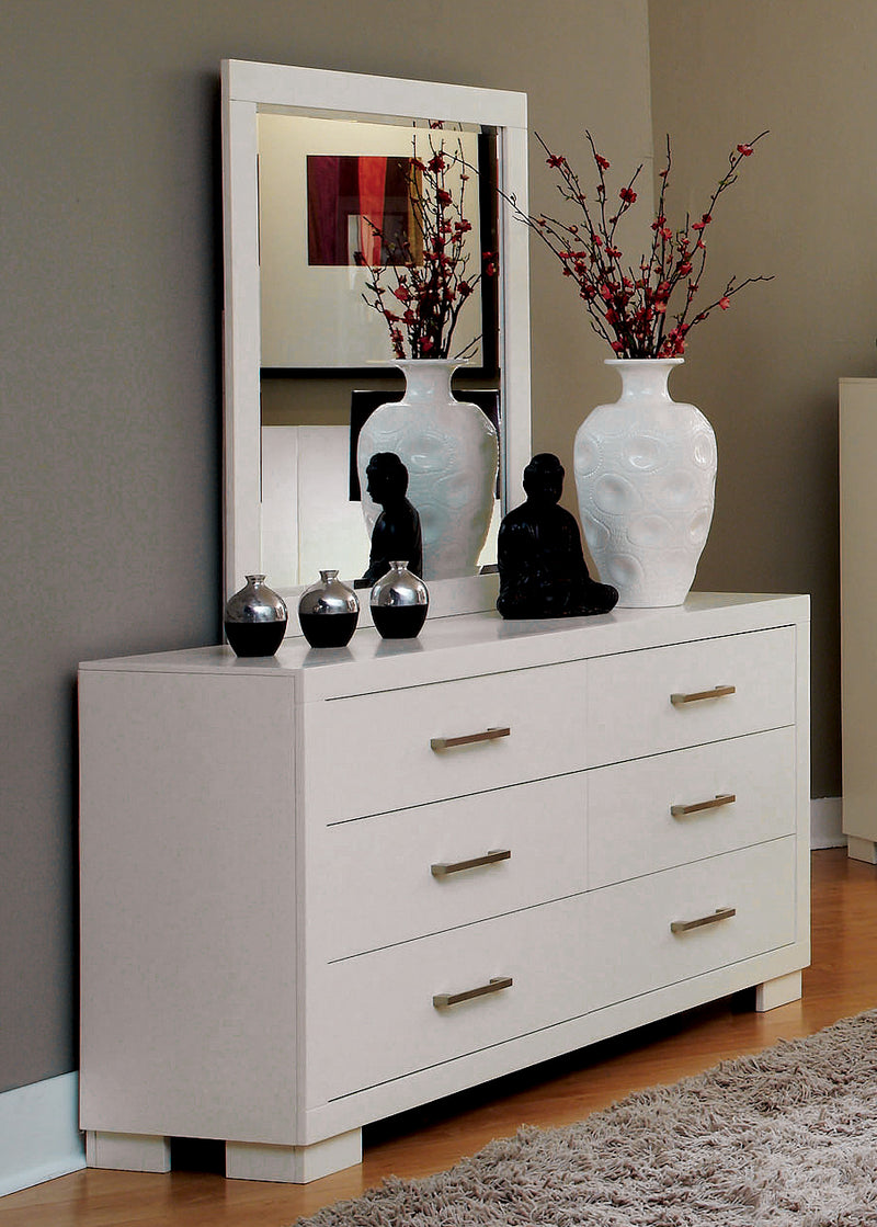 Jessica 2 Drawer Nightstand White