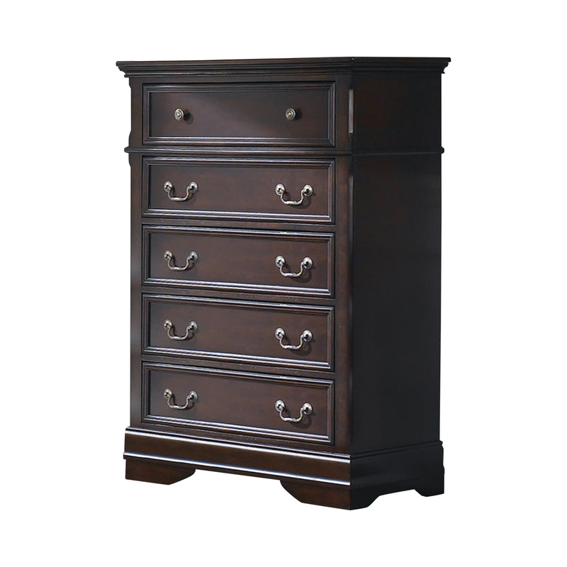 Cambridge 7 Drawer Rectangular Dresser Cappuccino