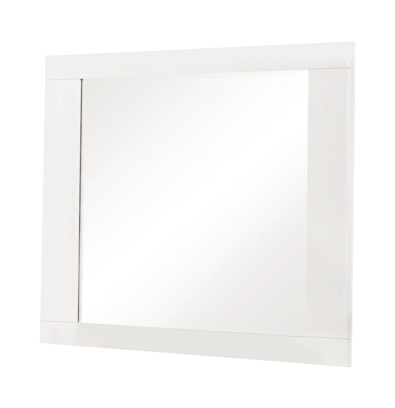 Felicity Rectangle Dresser Mirror Glossy White