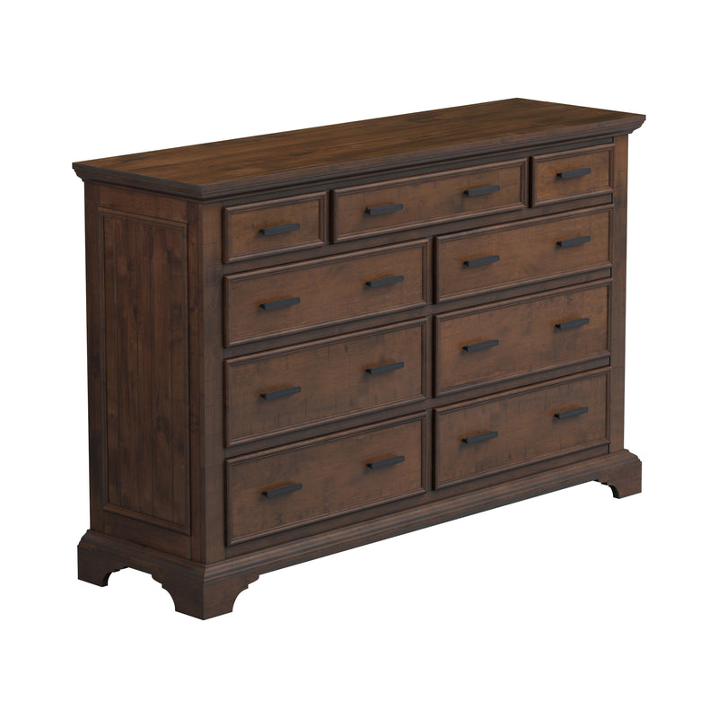 Elk Grove 3 Drawer Nightstand Vintage Bourbon