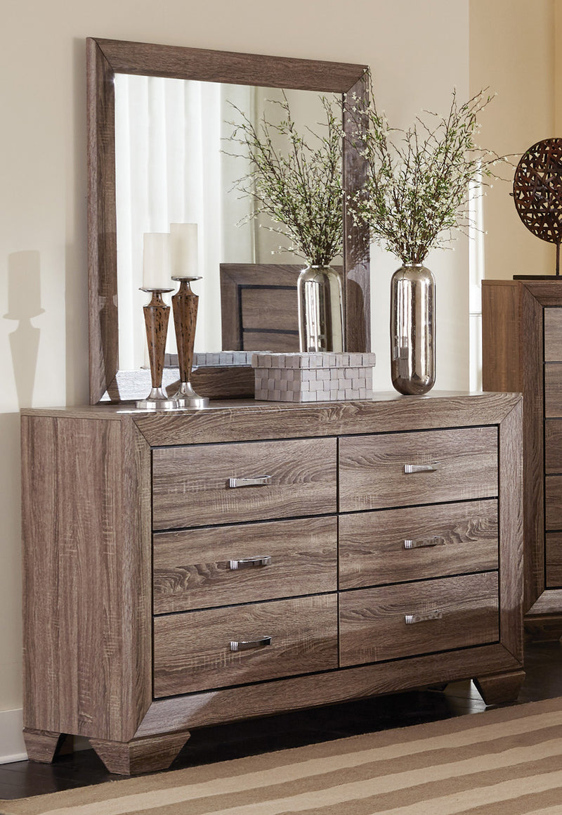 Kauffman 5 Drawer Chest Washed Taupe