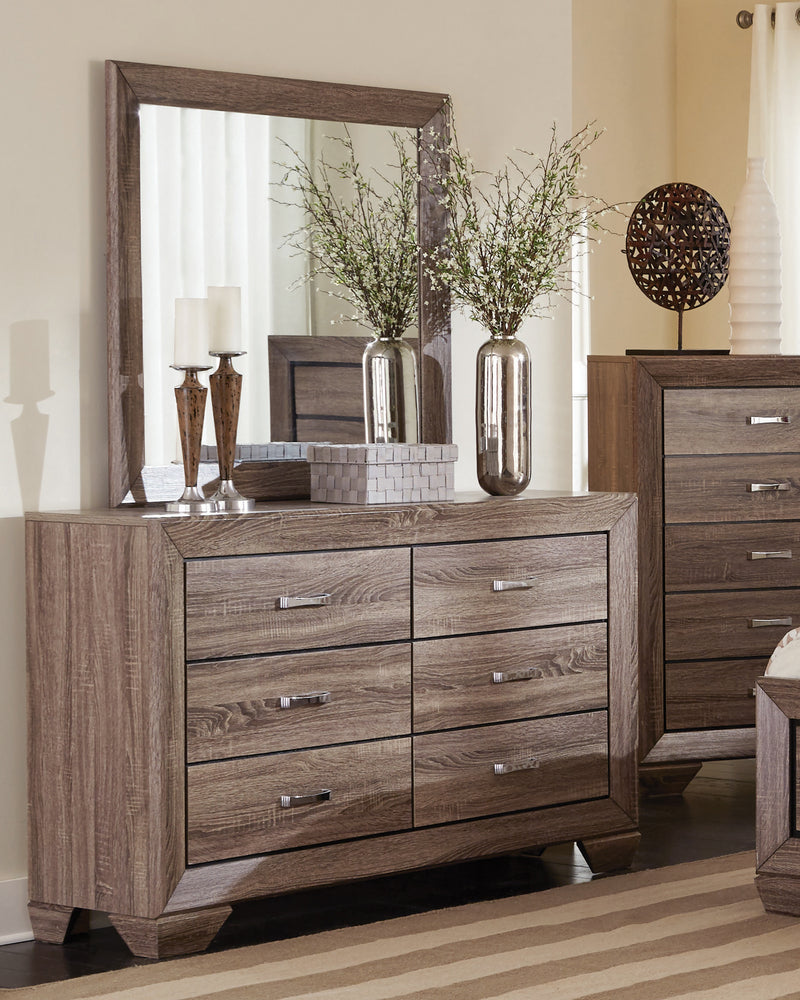 Kauffman 5 Drawer Chest Washed Taupe