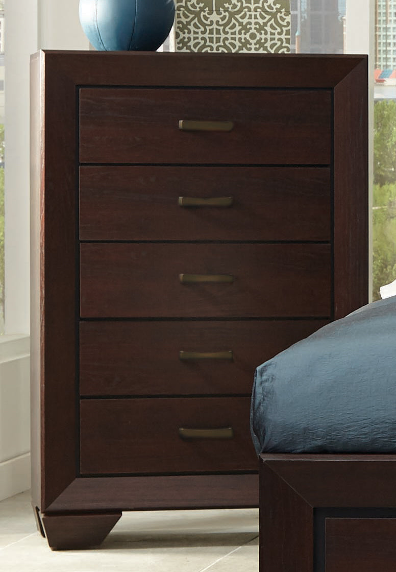 Kauffman King Storage Bed Washed Taupe