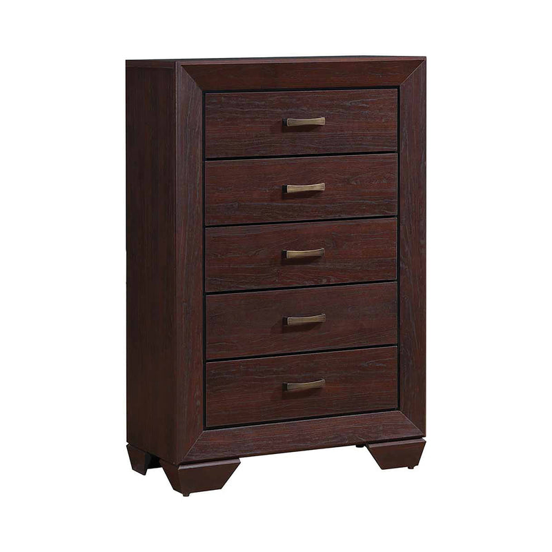 Kauffman 5 Drawer Chest Washed Taupe