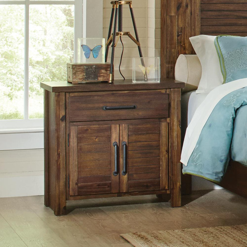 Sutter Creek 2 Door Nightstand Vintage Bourbon