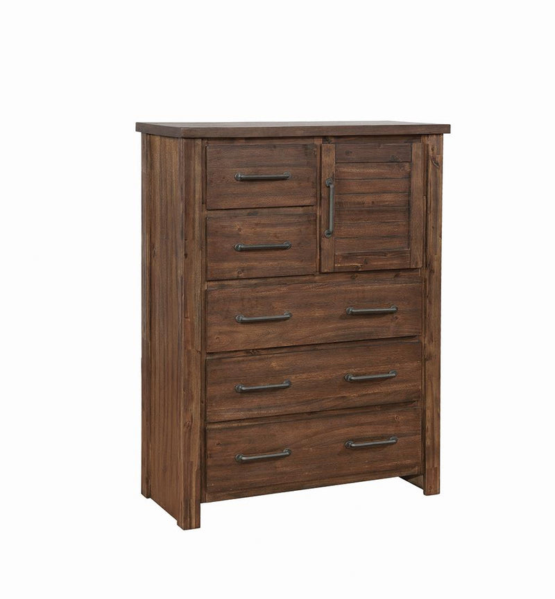 Sutter Creek 5 Drawer Chest Vintage Bourbon