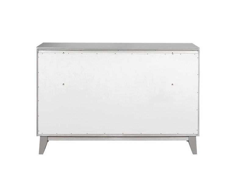 Leighton 7 Drawer Dresser Metallic Mercury