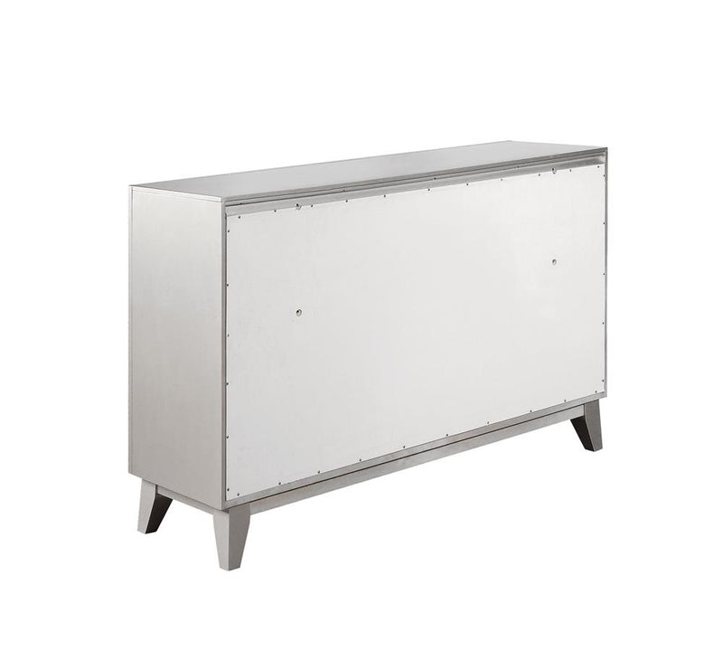 Leighton 7 Drawer Dresser Metallic Mercury