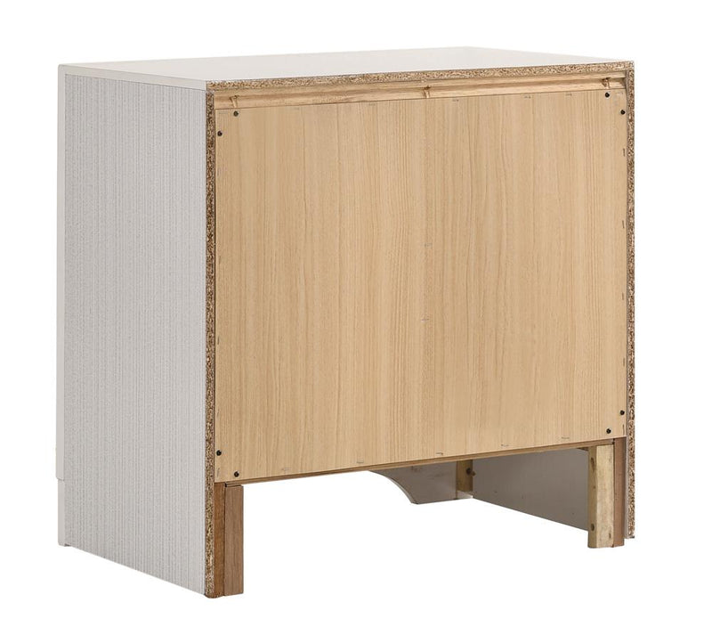 Miranda 2 Drawer Nightstand Tray White