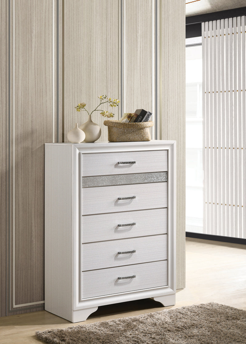 Miranda 2 Drawer Nightstand Tray White