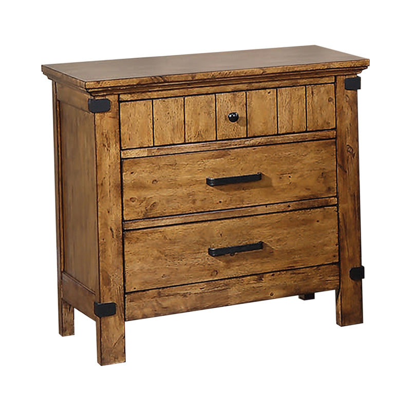 Brenner 7 Drawer Chest Rustic Honey