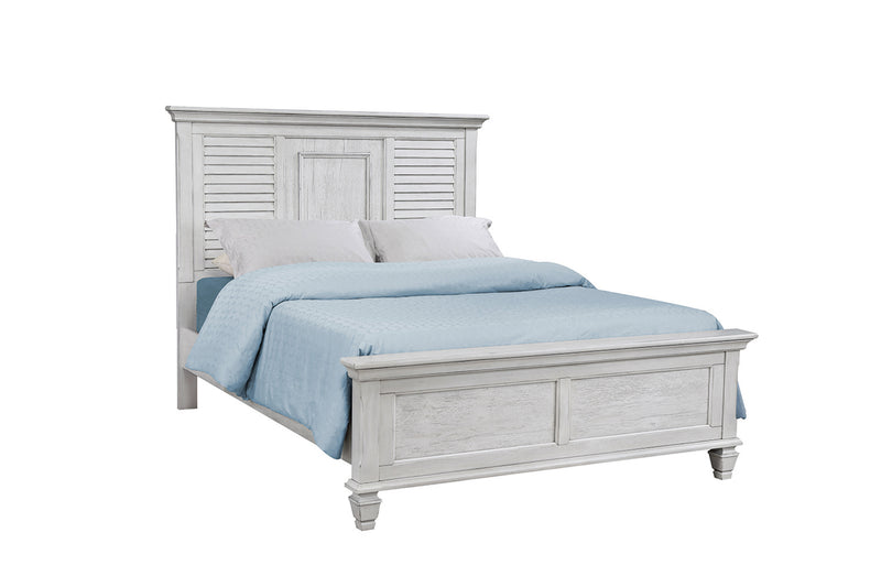 Franco King Panel Bed Antique White