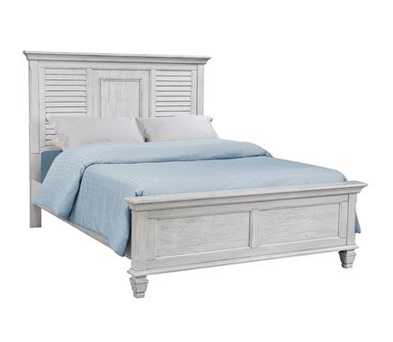 Franco King Panel Bed Antique White