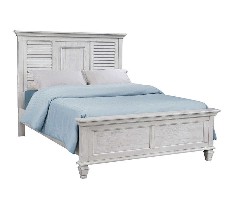 Franco King Panel Bed Antique White