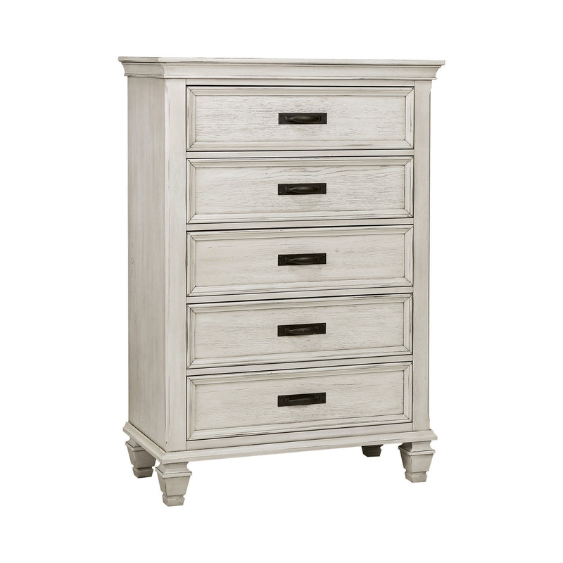 Franco 2 Drawer Nightstand Antique White