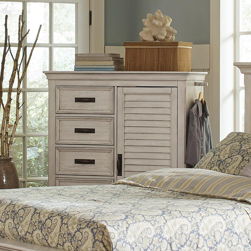 Franco 5 Drawer Chest Antique White