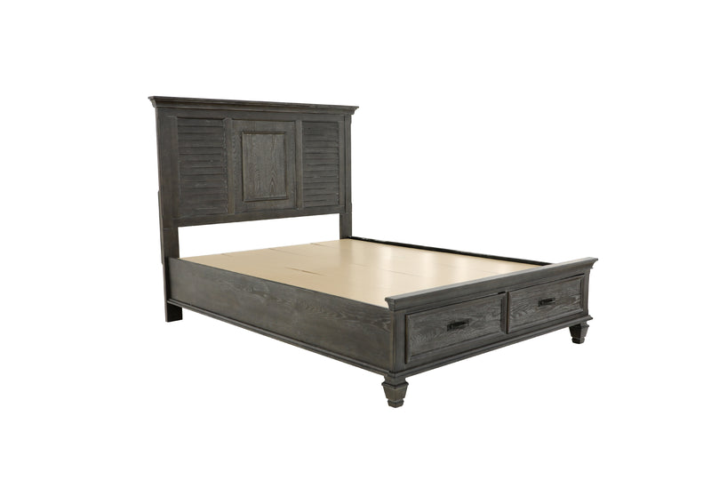 Franco Queen Platform Storage Bed Weathered Sage