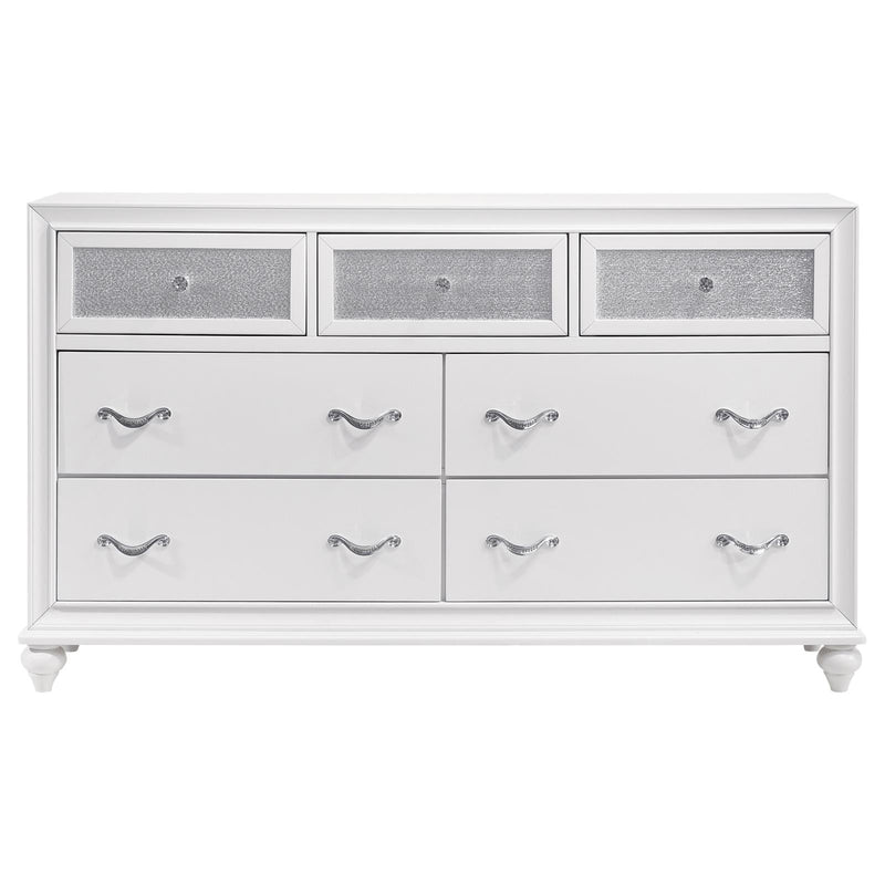 Barzini 7 Drawer Dresser White