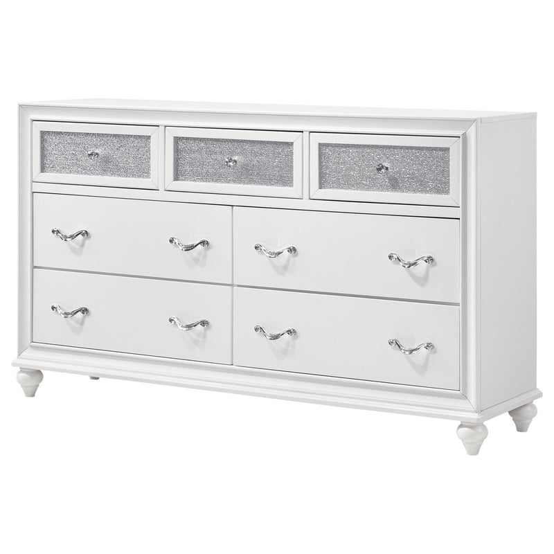 Barzini 7 Drawer Dresser White