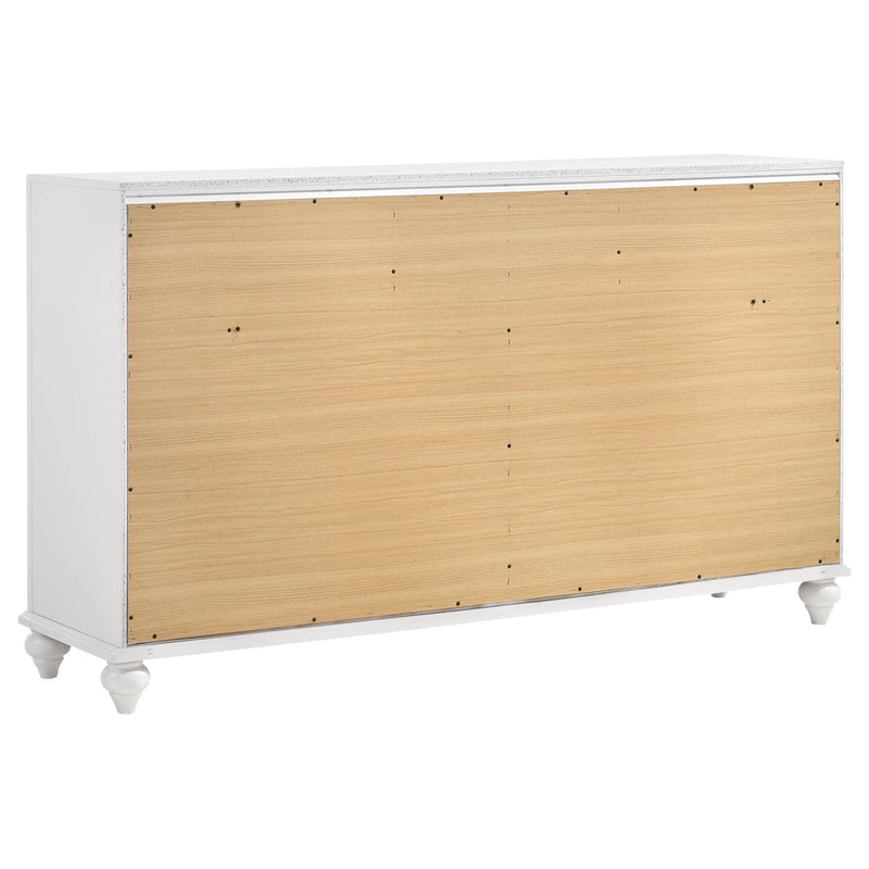 Barzini 7 Drawer Dresser White