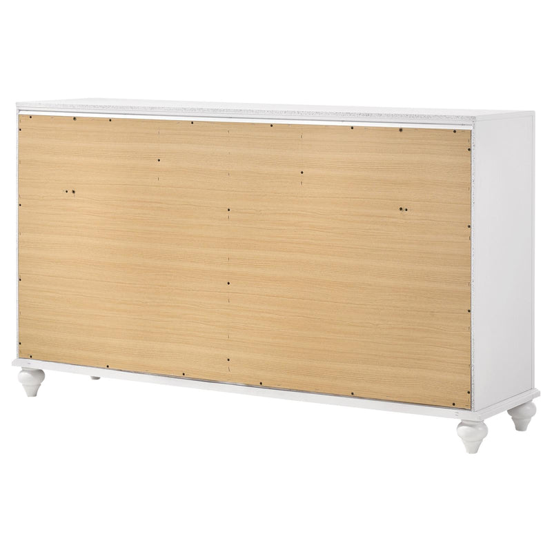 Barzini 7 Drawer Dresser White