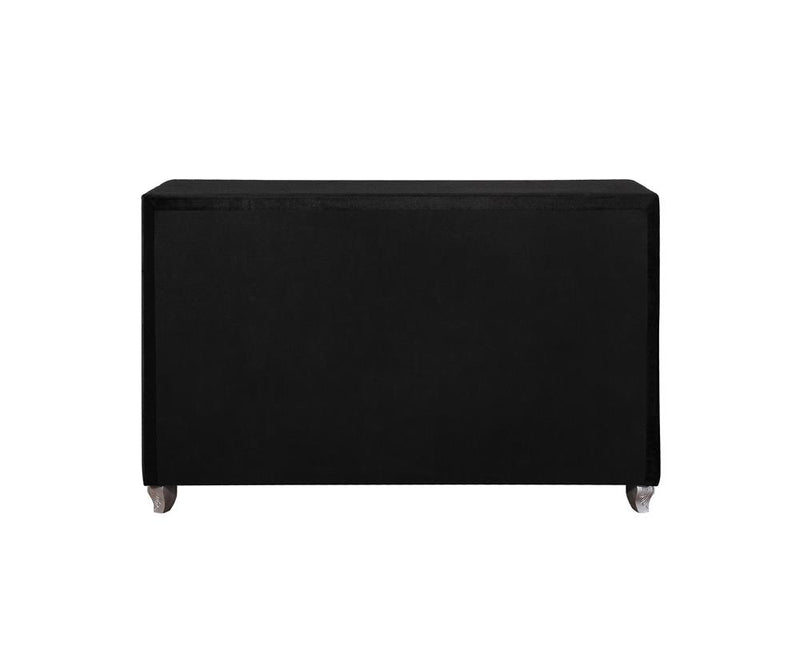 Deanna 7 Drawer Rectangular Dresser Black