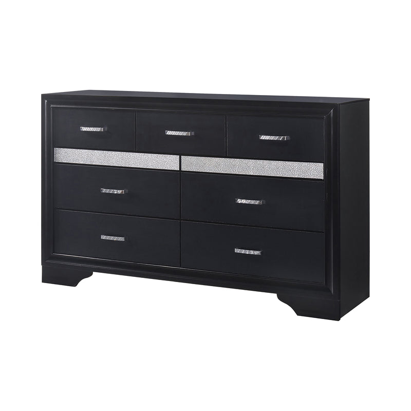 Miranda King 2 Drawer Storage Bed Black