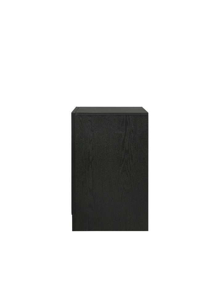 Miranda 2 Drawer Nightstand Tray Black