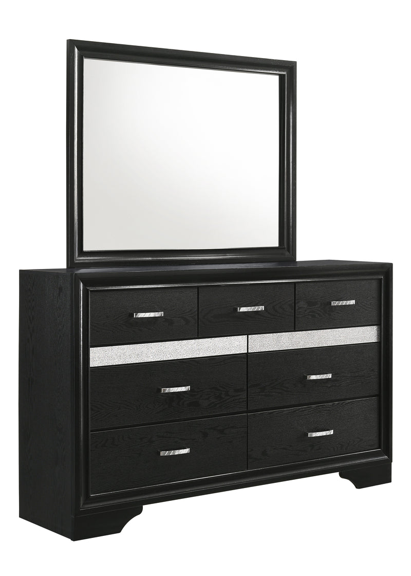 Miranda Rectangular Mirror Black